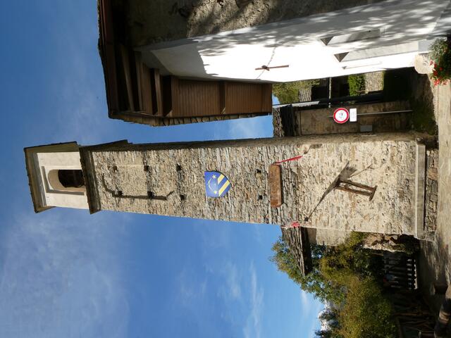 il campanile della chiesa di Vonzo